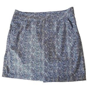 Chase 54 Womens Blue Print Golf Athletic Skort 6
